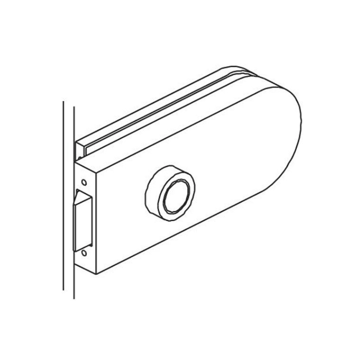 loopslot-afgerond-voor binnendeur-tekening